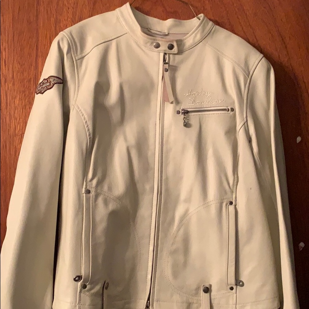 Leather Harley Davidson Jacket.